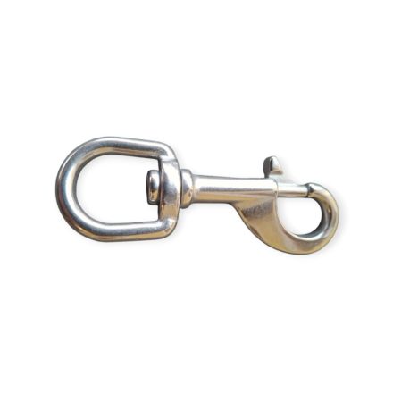 Saválló karabiner csúszó - forgó szem 19X90 
