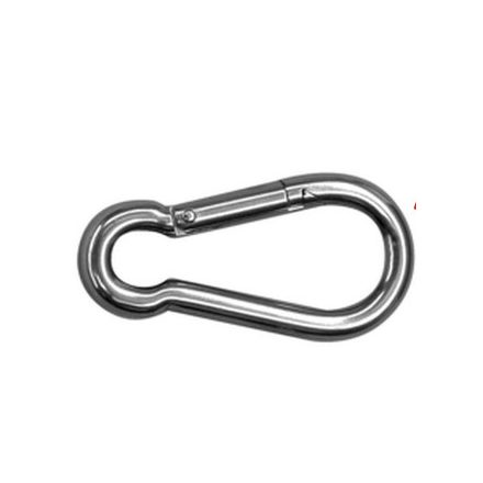 Saválló rugós karabiner 12X140