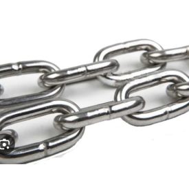 Saválló rövidszemű lánc 16X10,2 D3mm