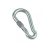 Saválló rugós csavaros karabiner 6X60 A4
